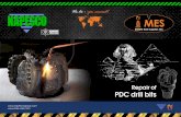 Repair of PDC drill bits - mes-uae.commes-uae.com/sites/default/files/pdf/MES-NAPESCO_presentation.pdf · 3 Repair of PDC drill bits Our high qualified specialists completed training