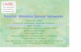 Tutorial: Wireless Sensor Networks - unipi.itpages.di.unipi.it/bonuccelli/sensori.pdfDAWN Lab / UMBC 2 General Overview Introduction to Wireless Sensor Networks Data Dissemination