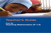 Teacher’s Guide - Teacher Development Programme - …tdpnigeria.org/resources/techearsguide/Teacher's Guide...i Teacher’s Guide, Part B: Teaching Mathematics (P 1-3) Acronym Table