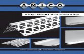 Vinyl Bead Accessories - Amico Building Products - Vinyl ...amico-lath.com/pdf/AMICO Vinyl Bead catalog.pdf · Vinyl Bead Accessories ... Drywall Bull Nose Corner Caps Drywall Arch