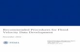 Recommended Procedures for Flood Velocity Data - … OF CONTENTS Recommended Procedures for Flood Velocity Data Development November 2012\\ i ACRONYMS AND ABBREVIATIONS ...