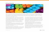 Clariant Case Study - Master Color Control S.A. de C.V. · PDF file“Clariant Masterbatches has to know not just how to formulate the right colour, but also we must account for differences