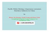 Hatchery Industry in China - · PDF fileHatchery Industry in China by ... - Formulated feed ((pin microencapsulated, flake or microbound form) - Newly-hatched Artemia nauplii (cold