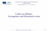 Limits at Infinity, Asymptotes and Dominant terms Presentation Limits... · 12. Computer explorations . 13. ... approaches infinity (written as . x →∞, or . x ... Consider the