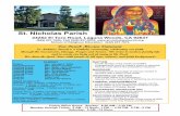St. Nicholas Parish · PDF file · 2017-09-08St. Nicholas Parish is a Catholic community, celebrating our faith ... Filipino Mass: 5:30PM, First Saturdays, October-June. ... God is