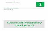 Green elt Preparatory ModuleV12 - Benchmark Six · PDF fileGreen elt Preparatory ModuleV12 1Volume . ... Transactional change by applying tools and methodologies to reduce ... In 1987,
