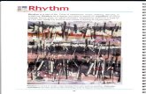 Rhythm - · PDF fileRhythm Principles of Design Rhythm is a part of life. Think of heartbeats, music, walking, dancing, or breathing. Rhythm as a design principle is based on repetition