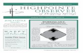 official newsletter of tHe HigHpointe Hoa HigHpointe observer… · NewsleTTer INfo pubLisHer ... please contact our sales office at 512-263-9181 or advertising@PEELinc.com. ... HOW