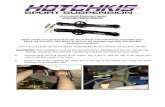 INSTALLATION OF HOTCHKIS PERFORMANCE … OF HOTCHKIS PERFORMANCE LOWER TRAILING ARMS WARNING: ... Remove the screw retaining the brake line to the top of the trailing arm. Keep the