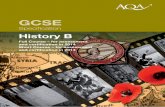 GCSE History (Specification B) Specification … Unit 2: Twentieth Century Depth Studies 9 3.3 Unit 3: Historical Enquiry 14 3.4 Unit 4: International Relations: Conflict and Peace