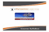 Course Syllabus - Edgenuity Inc. · PDF fileCourse Syllabus. eynamic earning ... and the front office. ... examine the front and back of the house, and investigate how restaurants