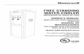 Free Standing Water Cooler - Honeywell Store · PDF file · 2014-09-17to operate and maintain your water dispenser. ... No Name 2. PartS and FeatureS 4. ... • Allow the water to