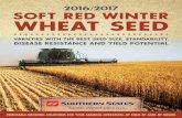 2016/2017 SOFT RED WINTER WHEAT SEED · PDF filesoft red winter wheat seed varieties with the best seed sie, standability, disease resistance and yield potential ... subject to john