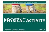 ALBERTA SURVEY ON PHYSICAL ACTIVITY - … Alberta Survey on Physical Activity 3 TABLE OF CONTENTS INFOGRAPHIC 4 EXECUTIVE SUMMARY Background Key Findings • Physical Activity in Alberta