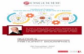 AGENDA & PARTICIPANT BIOGRAPHIES - IP Osgoode Honourable Roger T ... (with Dr. Carys Craig) Trade -marks and Unfair Competition Law: Cases ... advertising and marketing, and fashion