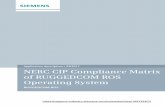 109745672 NERC CIP Compliance Matrix ROS ... - Siemens · PDF fileWarranty and Liability NERC CIP Compliance Matrix of RUGGEDCOM ROS Operating System Entry-ID: 109745672, 1.0, 03/2017