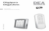 DEA DigiproDigislim 4.8.16 1 - Downee - Welcome to  · PDF fileDigipro Digislim Access Control Operating instructions and warnings I66331X Rev. 01 26-05-14