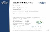 Gibbs Die Casting Corp. Die Casting Corp. 310 Community Drive Henderson, KY 42420 ... An audit, conducted and documented in a report, has verified that this quality management