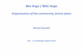 Bio-Argo / BGC- · PDF fileBio-Argo / BGC-Argo ... coupled model-observation ... specificities of some Bio-data might require some minimal «flexibility» and «adaptation»