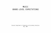 GLEs - Music - Missouri Department of Elementary and ... · Web viewGRADE-LEVEL EXPECTATIONS Missouri Department of Elementary and Secondary Education May, 2007 MUSIC GRADE LEVEL EXPECTATIONS