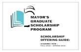 MAYOR’S GRADUATE SCHOLARSHIP PROGRAM - … T HE C ITY OF N EW Y ORK D EPARTMENT OF C ITYWIDE A DMINISTRATIVE S ERVICES 2018 M AYOR ’ S G RADUATE S CHOLARSHIP P ROGRAM S CHOLARSHIP