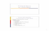Vertical Stress in a Soil Mass - University of · PDF fileVertical Stress in a Soil Mass Forces that Increase ... For uniform footing (B x L) we can estimate the change in vertical