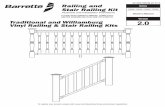 Assembly and Installation Instructions Owner's Manual ... · PDF fileRailing and Stair Railing Kit Assembly and Installation Instructions PLEASE READ OWNER'S MANUAL COMPLETELY BEFORE