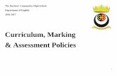 Curriculum, Marking & Assessment · PDF fileCurriculum, Marking & Assessment Policies . 2 ... Read the following extract and then answer the question ... be on Blood Brothers, skills