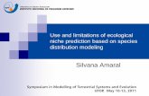 Use and limitations of ecological niche prediction based ... · PDF fileUse and limitations of ecological niche prediction based on species distribution modeling ... Sampling Desingn