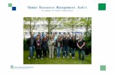 Human Resource Management Audit - Hochschule · PDF fileAssessment / Case Study • Monthly assessment on points-based system ... Human Resource Management - Audit 12. Thank you for