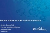 Recent Advances in PP and PE Nucleation Advances in PP and PE Nucleation Darin L. Dotson, ... Physical Properties ... IM Pallets using Regrind