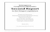 Interagency Compliance Network’s Second · PDF file · 2015-11-24Interagency Compliance Network’s Second Report to the Oregon Legislature ... social media) , there is little ...