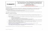 Palletization and Shipping Guidelines for Domestic ... · PDF filePalletization and Shipping Guidelines for Domestic Distribution (Regional Distribution Center and Store Direct ...