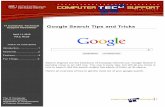 Google Search Tips and Tricks - College of Education ...ehs.siu.edu/_common/documents/IT newsletter/vol-2-no23.pdfMicrosoft Word - Google Search Tips and Tricks.docx Created Date 4/7/2016