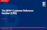 The BPAY Customer Reference Number (CRN) Check Digit Rule This is the algorithm used to calculate the check digit within the Customer Reference Number (CRN) and is mandatory* for all