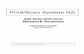 Print/Scan System (U) - Océ | Printing for Professionals Network Scanner Operation Guide  Print/Scan System (U) ALWAYS read this Operation Guide thoroughly before