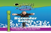 QuaverRecorderSongs book 031417 · PDF file“Seriously Fun” for Your Recorder! Fingering Chart • Recorder Parts Recorder Songs