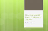 Nuclear Liability Laws: India and - greenpeace.org liability under the rule in Rylands v Fletcher. ... It provides for limited liability in case of a nuclear ... Brief Highlights of