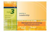 CHAPTER 12 Leadership - ridwaniskandar Blog ... Management Competitiveness and Globalization: Concepts and Cases Michael A. Hitt •R. Duane Ireland Robert E. Hoskisson Seventh edition