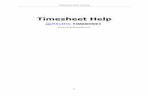 Timesheet Help Help . p2 © 2000-2018, Pacific Timesheet Table of Contents Introduction 5 System Requirements 6 Setup Quick Start 8 Home 11
