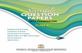 IP /CS/ MM/ EG Sample Papers for Class XII - CBSE1/sqp2012/SQP OPTIONAL SUBJECTS Class - … · SIMPLE MULTIPLE CHOICE QUESTIONS 5 (Only five questions based on the fundamentals of