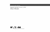 Eaton 5115 Tower UPS (500-1400 VA) User's · PDF fileEaton 5115 Tower UPS ... This manual contains important instructions that you should follow during installation and maintenance