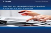 How Web and Mobile Performance Optimizes Conversion and ... · PDF filee-Commerce Best Practices How Web and Mobile Performance Optimizes Conversion and User Experience