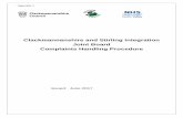 Clackmannanshire and Stirling Integration Joint Board Complaints Handling · PDF file · 2017-07-03Clackmannanshire and Stirling Integration Joint Board’s Complaints Handling Procedure