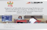 YYearsears Impact of Health Financing Policies on ... · PDF fileCambodia Development Resource Institute, ... With the surrendering of the last remnants of the Khmer Rouge, ... several