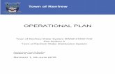 OPERATIONAL PLAN - Town of Renfre Operational Plan R… · OPERATIONAL PLAN Town of Renfrew Water System DWS# 210001102 Sub-System 2 Town of Renfrew Water Distribution System Owned