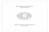 Self-Evaluation Report Instructions -   · PDF filepdf file of the Self-Evaluation Report and ... it is the responsibility of the agency under Sunset review, ... diminished. 5 :