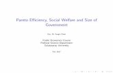 Pareto E ciency, Social Welfare and Size of Governmentiktisat.gsu.edu.tr/wp-content/uploads/2013/10/lecture_1... ·  · 2017-10-17Outline Social Welfare and Notions Market Equilibrium