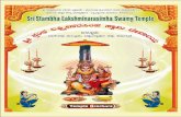 STLN-Brochure -  · PDF fileSmt. Pooja & Sri Shiva Charan Kodur ... Lord Narasimha on Pillar of this ... Lakshmi Devi and Sri Dakshinamurthy are also housed in the precincts