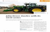 John Deere dazzles with its 6030 series - Farming · PDF filetakes a look at John Deere's 6030 tractor series and finds it's a winner with owners John Deere dazzles with its 6030 series